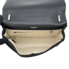 将图像加载到图库查看器中,BURBERRY Roller ChainShoulder Black/White Canvas Leather