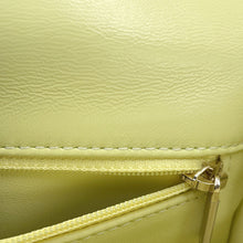 将图像加载到图库查看器中,CHANEL Top handle Matelasse Shoulder YellowAS4543 Shiny Calf Leather Size Mini