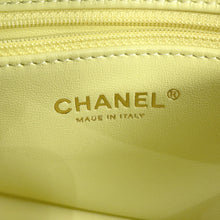 Load image into Gallery viewer, CHANEL Top handle Matelasse Shoulder YellowAS4543 Shiny Calf Leather Size Mini