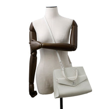 将图像加载到图库查看器中,LOUIS VUITTON ★Rock Me Tote BlancM55817 Grained Calf Leather Size PM