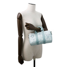 Load image into Gallery viewer, LOUIS VUITTON Keepall Bandouliere Light BlueM22527 Monogram Aqua Garden Size 25