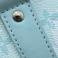 将图像加载到图库查看器中,LOUIS VUITTON Keepall Bandouliere Light BlueM22527 Monogram Aqua Garden Size 25