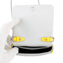 将图像加载到图库查看器中,BURBERRY TB logo Lola Yellow/Gray/White Leather