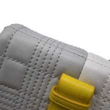 将图像加载到图库查看器中,BURBERRY TB logo Lola Yellow/Gray/White Leather