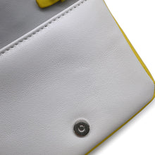 将图像加载到图库查看器中,BURBERRY TB logo Lola Yellow/Gray/White Leather