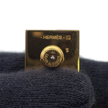 Load image into Gallery viewer, HERMES Medor Picnic Earrings Size GM Nata Vaux Barenia Leather Willow