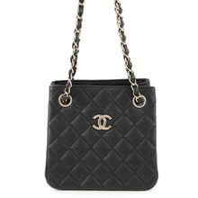 Load image into Gallery viewer, CHANEL ★Matelasse Chain Bucket Shoulder Bag BlackAS3176 Caviar Leather Size Mini