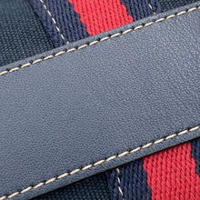 将图像加载到图库查看器中,GUCCI Printed Canvas Small Duffle Bag Dark Blue816865 Canvas