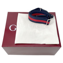 将图像加载到图库查看器中,GUCCI Printed Canvas Small Duffle Bag Dark Blue816865 Canvas