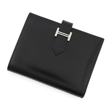 Load image into Gallery viewer, HERMES Bean compact Black Box Calf Leather