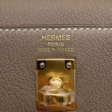 Load image into Gallery viewer, HERMES Kelly Retourne Etoupe Togo Leather Size 25