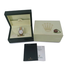 将图像加载到图库查看器中,ROLEX Datejust W36mm Stainless Steel K18YG White Dial116233