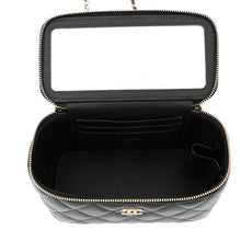 将图像加载到图库查看器中,CHANEL Matelasse Chain Vanity BlackAP1472 Lambskin