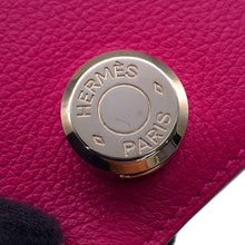 将图像加载到图库查看器中,HERMES Dogon Card Case Rose Purple Evercolor