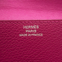 将图像加载到图库查看器中,HERMES Dogon Card Case Rose Purple Evercolor