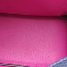 将图像加载到图库查看器中,HERMES Birkin Verso Blue Nuit/Rose PurpleH073613 Taurillon Clemence Size 30