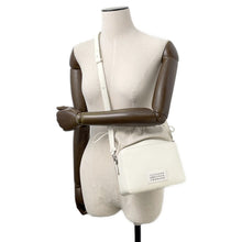 将图像加载到图库查看器中,Maison Margiela Maison Margiela 5AC Camera Shoulder Bag WhiteSB1WG0018 Leather Canvas Size Medium