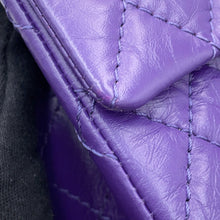 将图像加载到图库查看器中,CHANEL 2.55 ChainShoulder Bag PurpleAS0874 Aged Calf Leather Size 20