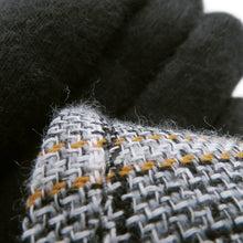 将图像加载到图库查看器中,LOUIS VUITTON Leather Trim Check Jacket Size 34 Gray/Black/OrangeRW232W Wool 43% Rayon 23% Cotton23% Linen 8% Nylon 3%