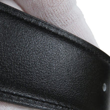 将图像加载到图库查看器中,HERMES Belt Buckle "H" & Leather Belt (Kit) 32 Size 90 Black/Gold Box Calf Leather Togo Leather