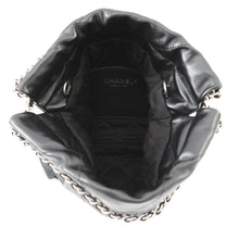 将图像加载到图库查看器中,CHANEL ★CHANEL22 ChainShoulder Bag BlackAS3980 Shiny Calf Leather Size Mini