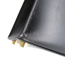 Load image into Gallery viewer, HERMES Kelly Sellier Black Box Calf Leather Size 32