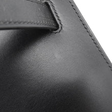 Load image into Gallery viewer, HERMES Kelly Sellier Black Box Calf Leather Size 32