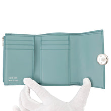 将图像加载到图库查看器中,LOEWE Pebble Vertical Wallet WaterCANBS33X01 Leather