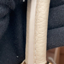 将图像加载到图库查看器中,LOUIS VUITTON ★Capucines BeigeM22181 Tweed Raffia Cotton Ribbon Lurex Yarn Size BB