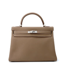 Load image into Gallery viewer, HERMES Kelly Retourne Etoupe Togo Leather Size 32