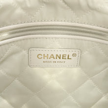 Load image into Gallery viewer, CHANEL CHANEL22 ChainShoulder Bag Punching WhiteAS3260 Shiny Calf Leather Size Small