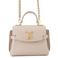 将图像加载到图库查看器中,LOUIS VUITTON Lockme Ever GreigeM21052 Grained Calf Leather Size MINI