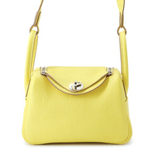 将图像加载到图库查看器中,HERMES Lindy Lime Taurillon Clemence Size Mini