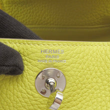 将图像加载到图库查看器中,HERMES Lindy Lime Taurillon Clemence Size Mini
