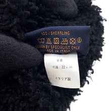 Load image into Gallery viewer, LOUIS VUITTON ★Gon Shearling Darling Gloves Size 7.5 BlackM71848 Eclipse