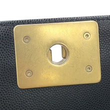 将图像加载到图库查看器中,CHANEL Boy Chanel ChainShoulder Bag BlackA67085 Caviar Leather Size Small