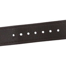 将图像加载到图库查看器中,OMEGA Seamaster W33mm K18YG Leather Black Dial14704-3SC