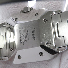 将图像加载到图库查看器中,CARTIER Santos Galve LM W29.5mm Stainless Steel K18YG Ivory Dial81036283