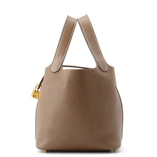将图像加载到图库查看器中,HERMES Picotin Lock Etoupe Taurillon Clemence Size PM