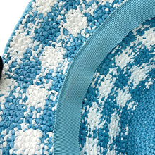 将图像加载到图库查看器中,PRADA Crochet bucket hat Size S White/Light Blue1HC137 Viscose Rayon 100%