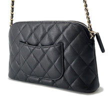 Load image into Gallery viewer, CHANEL Matelasse ChainShoulder Bag BlackAP4016 Caviar Leather Size 20