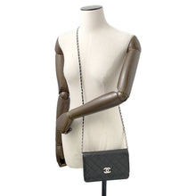 将图像加载到图库查看器中,CHANEL Matelasse Chain wallet BlackAP4326 Caviar Leather