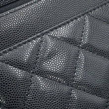 将图像加载到图库查看器中,CHANEL Matelasse Chain wallet BlackAP4326 Caviar Leather