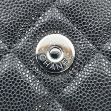 将图像加载到图库查看器中,CHANEL Matelasse Chain wallet BlackAP4326 Caviar Leather