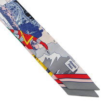 将图像加载到图库查看器中,HERMES Twilly WOW Gris/Rose/Vert Silk100%