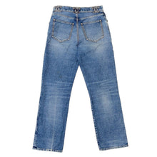 将图像加载到图库查看器中,CHANEL CC Logo denim pants Size 36 BlueP76791 V69116 Cotton100%
