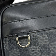 将图像加载到图库查看器中,LOUIS VUITTON ★Trocadero Messenger NoirN40087 Damier Graphite Size PM
