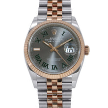 Load image into Gallery viewer, ROLEX Datejust W36mm Stainless Steel K18PG Slate Dial126231