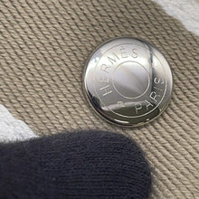 Load image into Gallery viewer, HERMES Brid a Black Beige Canvas Size PM