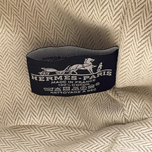 Load image into Gallery viewer, HERMES Brid a Black Beige Canvas Size PM